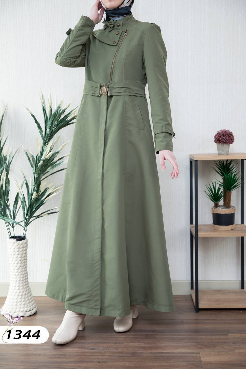 معطف أخضر زيتوني