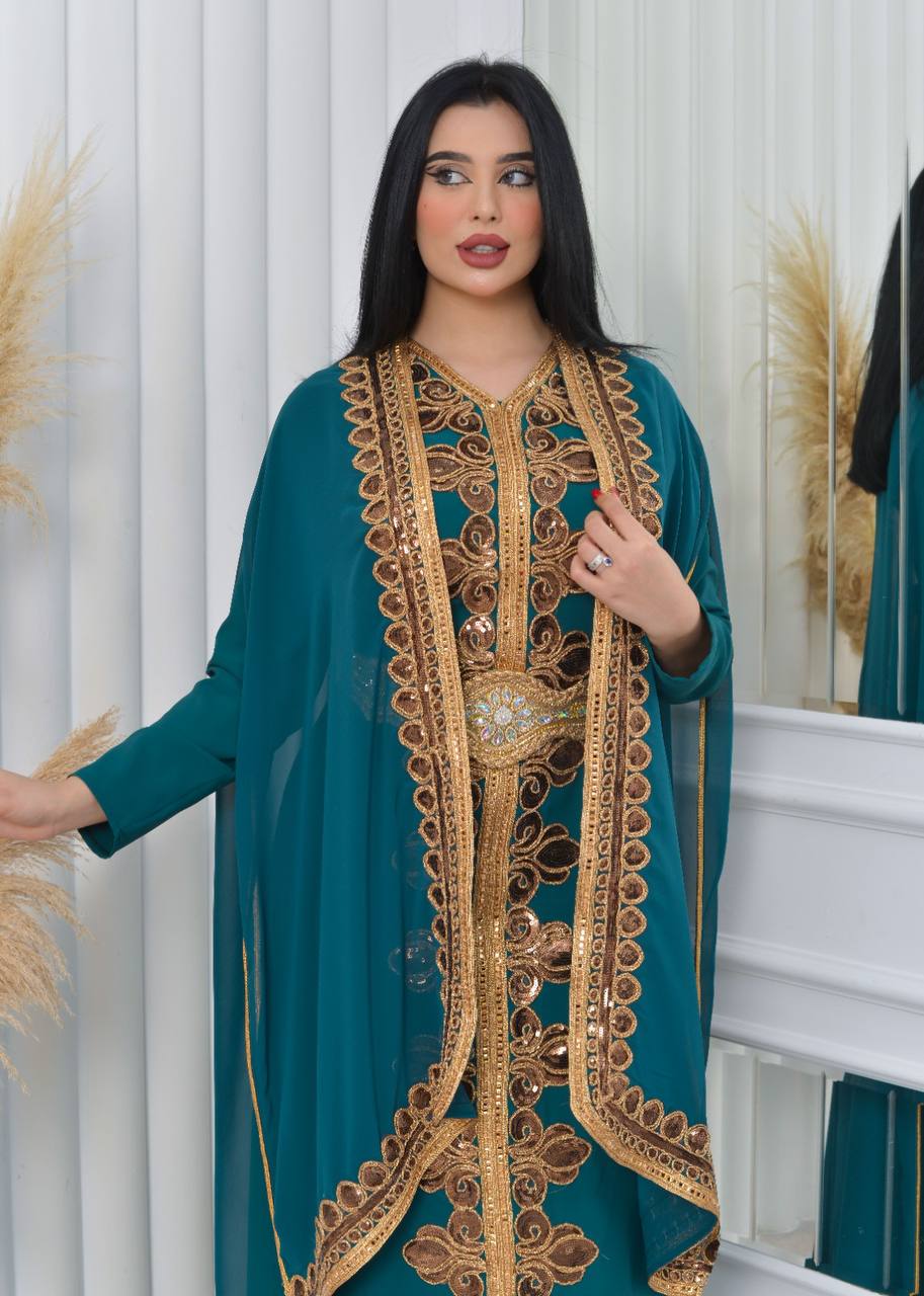 كُفتان سهرة فاخر مزخرف