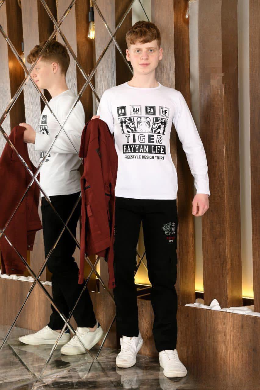 ملابس نمر الأطفال بأكمام طويلة